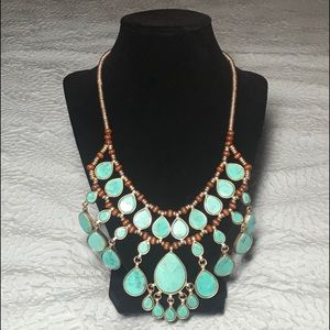 Chunky Turquoise Necklace